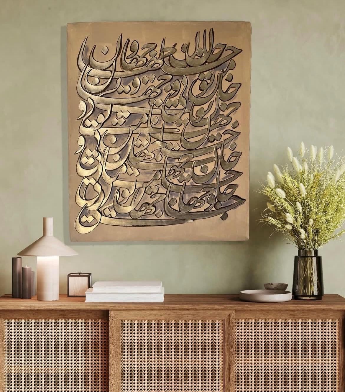 تابلو  آیت الکرسی درسایز۹۰در۹۰|تابلو، نقاشی، عکس|تهران, پیروزی|دیوار