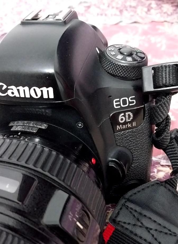 دوربین Canon 6D Mark II + لنز 24-105|دوربین عکاسی و فیلم‌برداری|قم, پردیسان|دیوار