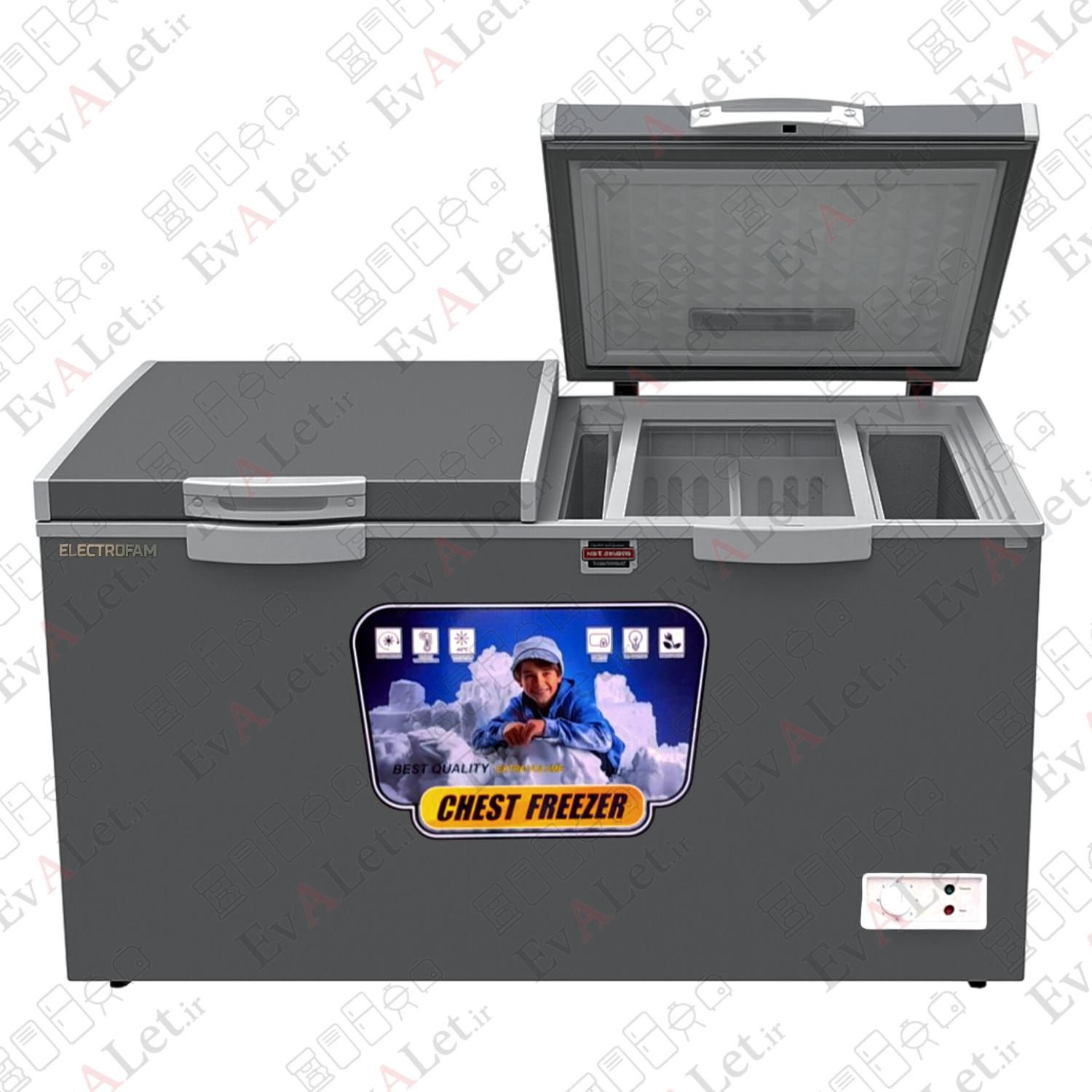 فریزر صندوقی 440 لیتری دو درب الکتروفام|یخچال و فریزر|تبریز, |دیوار