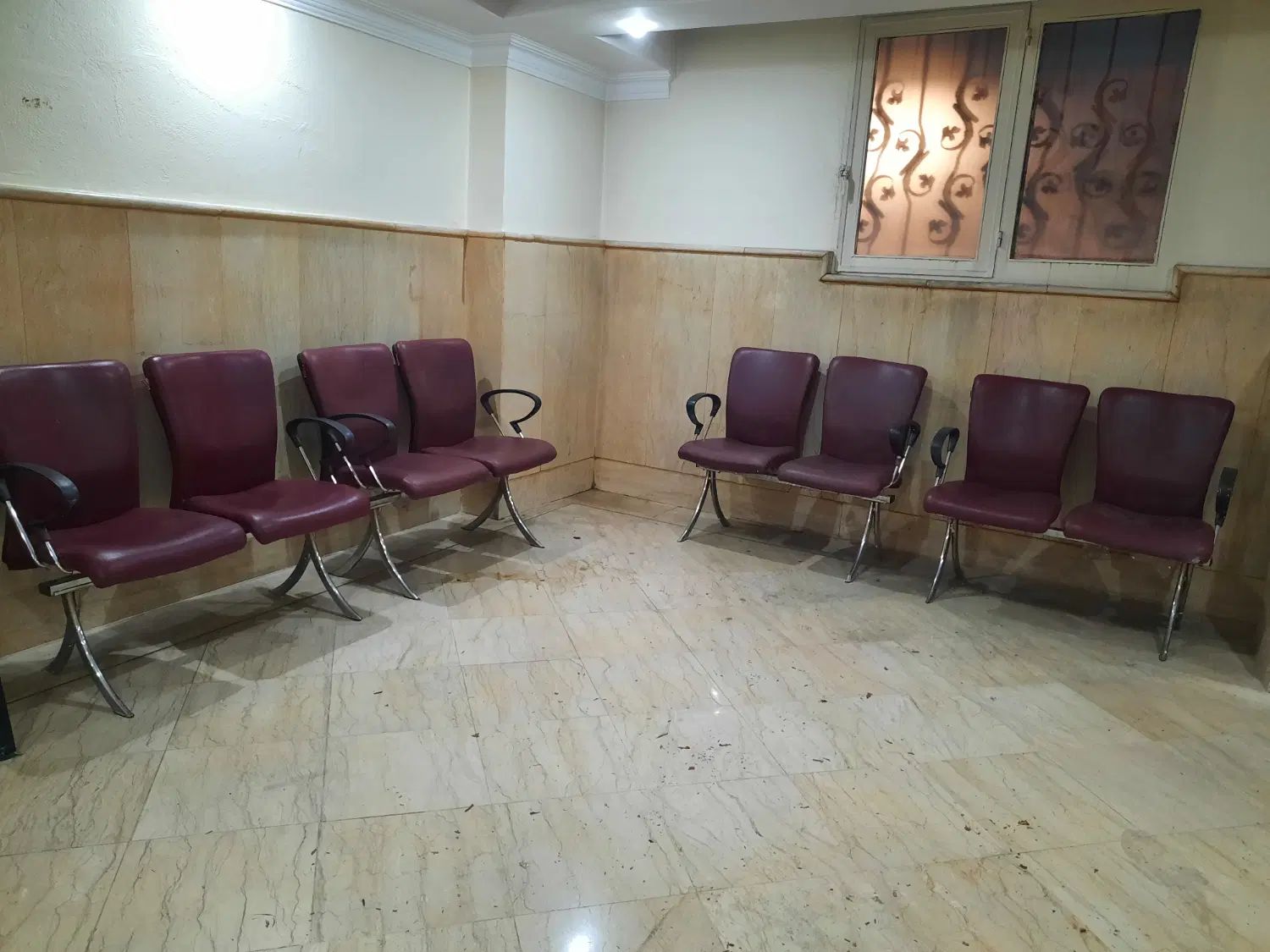 فروش۶جفت‌صندلی دوتایی  وتکی انتظار چرم واستیل|مبلمان اداری|تهران, دروس|دیوار