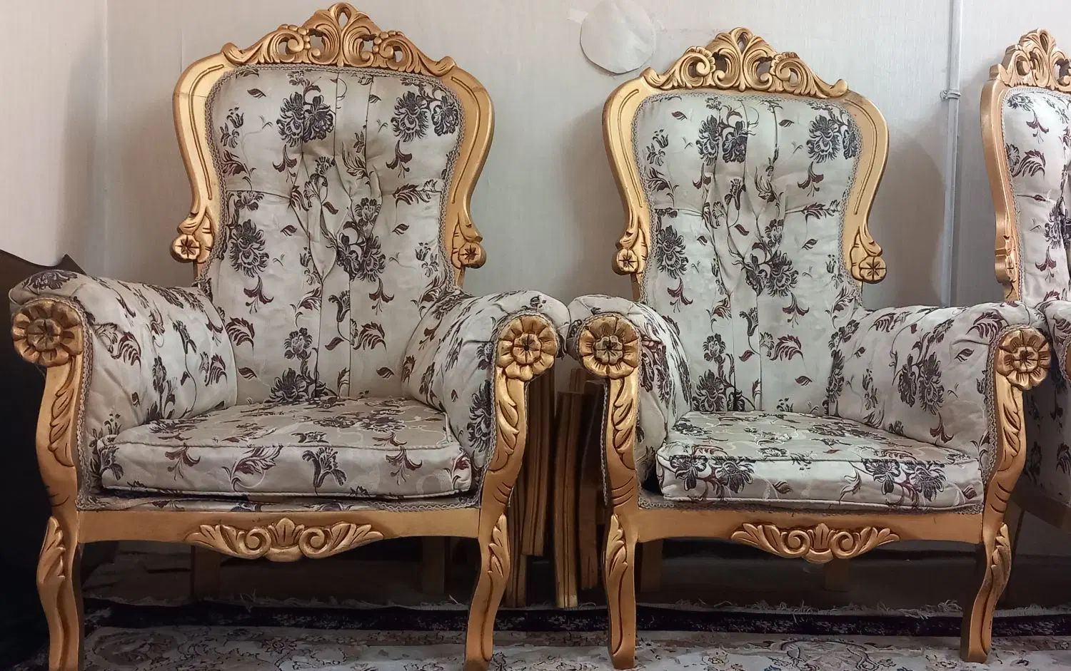 مبل سلطنتی ۹نفره|مبلمان خانگی و میز عسلی|مشهد, هدایت|دیوار