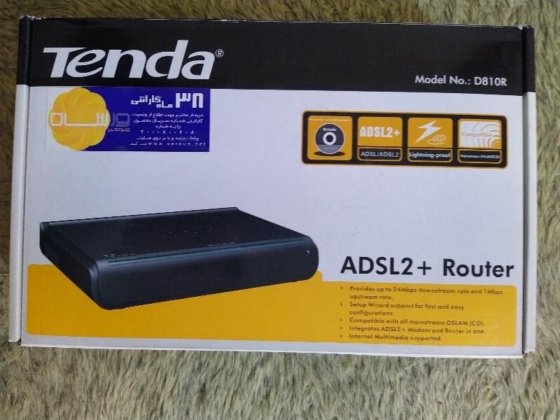 مودم ADSL2+ در حد نو  تندا- مدل  D810R|مودم و تجهیزات شبکه|تهران, سهروردی|دیوار