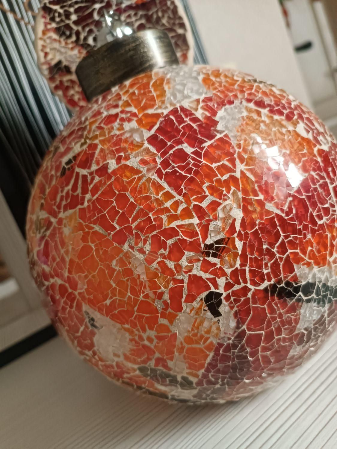 لوستر حبابی مدل خورده شیشه|لوستر و چراغ آویز|قزوین, |دیوار