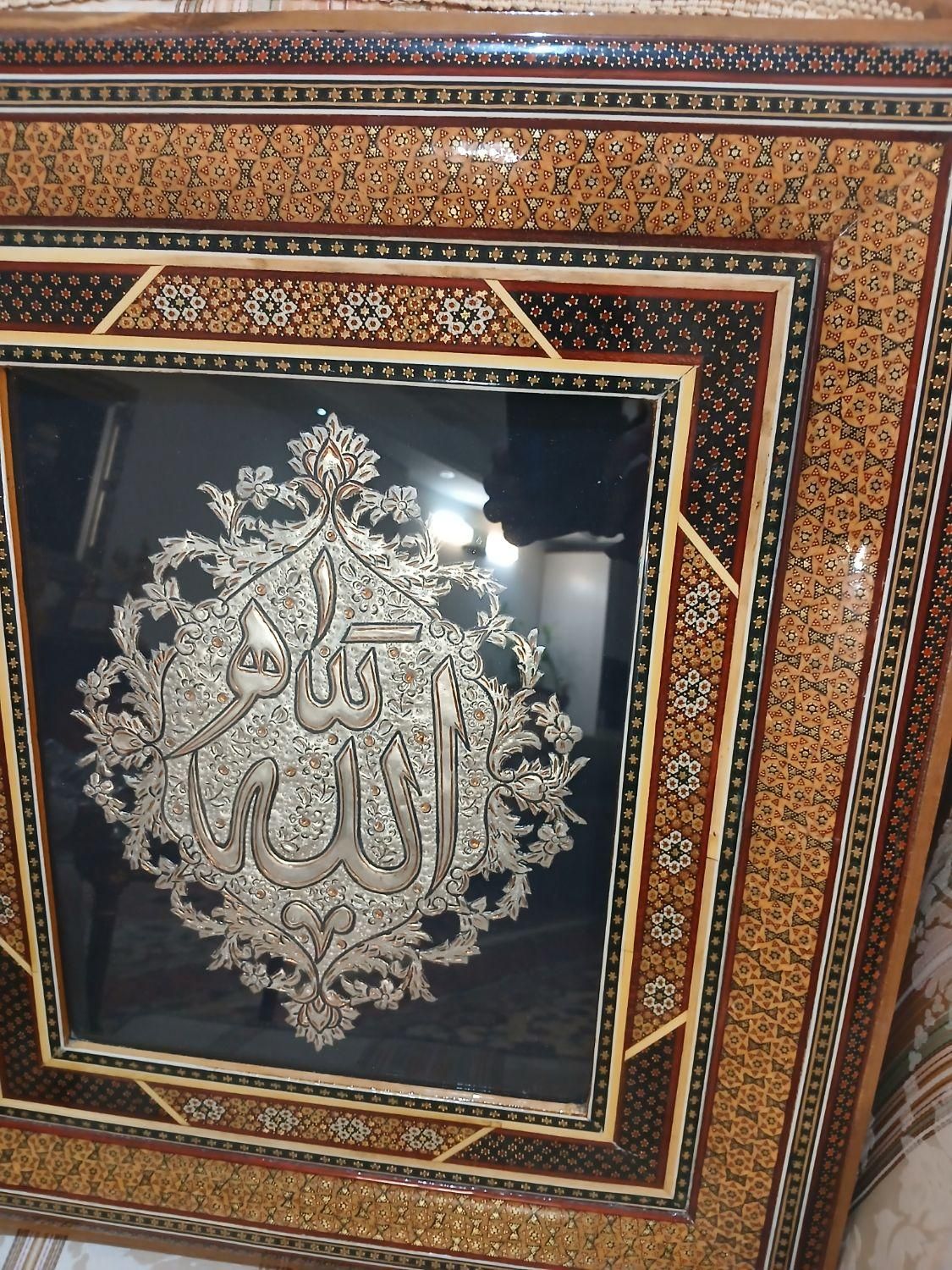 تابلو خاتم قلم زنی فوق‌العاده|صنایع دستی و سایر لوازم تزئینی|تهران, آبشار|دیوار