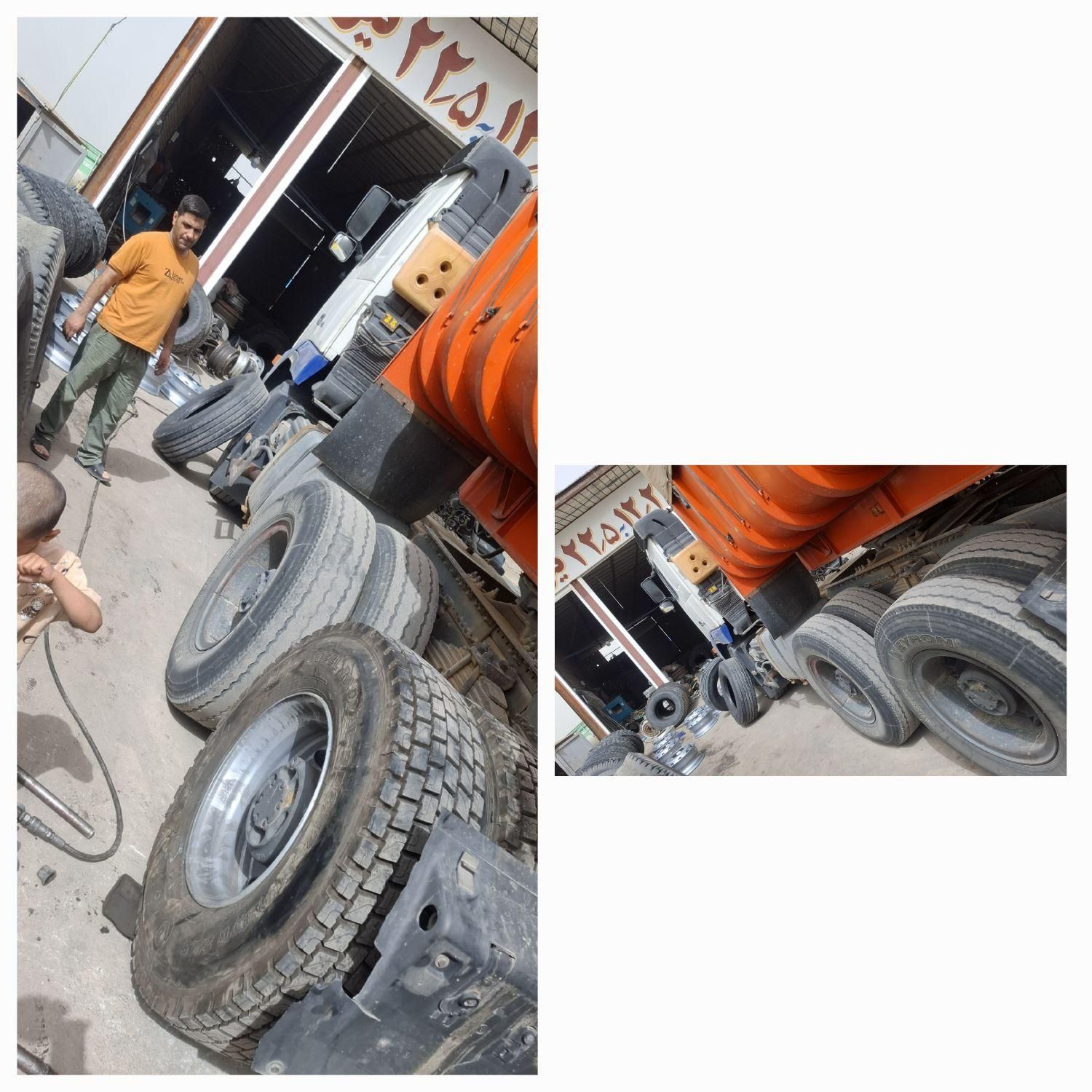 رینگ ۲۴سه تیکه با لاستیک وپره|قطعات یدکی و لوازم جانبی|اهواز, زرگان|دیوار