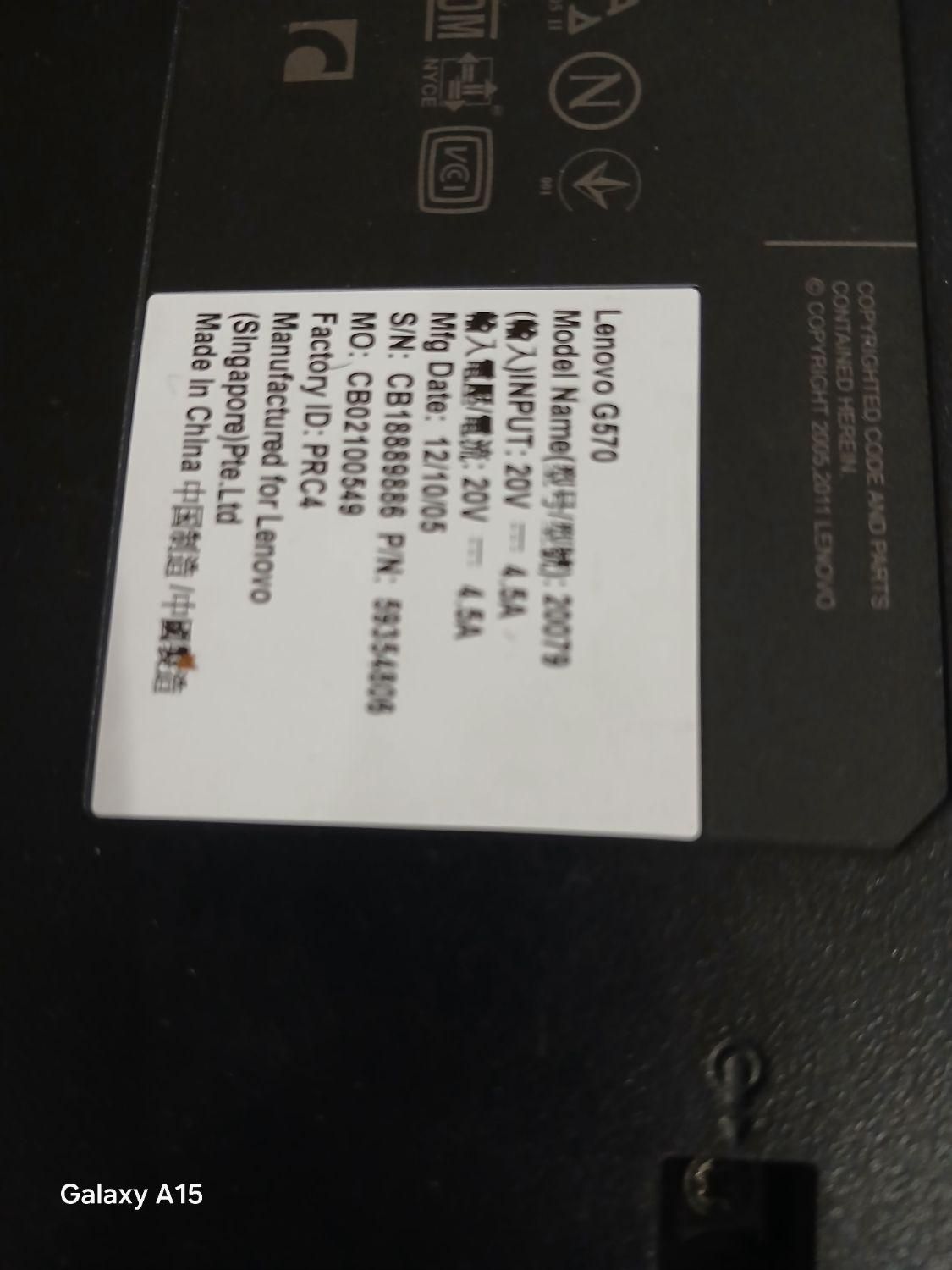 لنوو مدل g570|رایانه همراه|تهران, پونک|دیوار