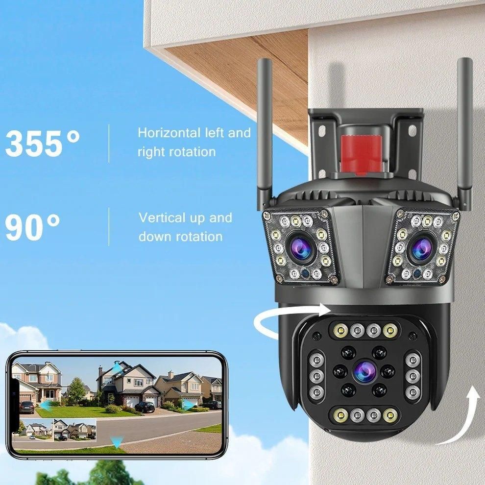 دوربین سه لنز 360 درجه سیم کارتی Okam Pro|دوربین مداربسته|فردیس, |دیوار