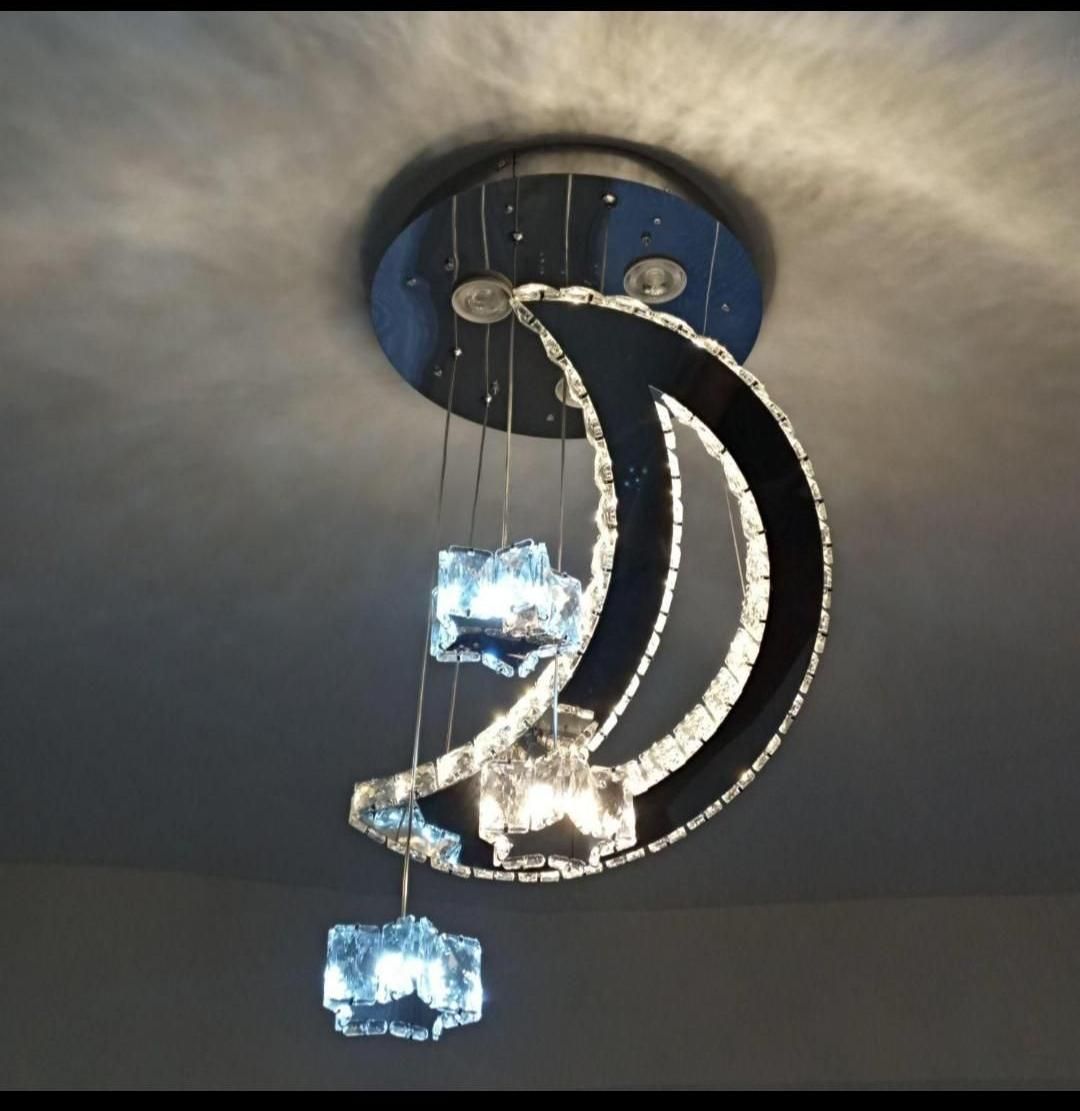 لوستر الماس.کهکشانی ماه،ستاره ۱۵۹.AC light|لوستر و چراغ آویز|تهران, سنگلج (شاپور)|دیوار