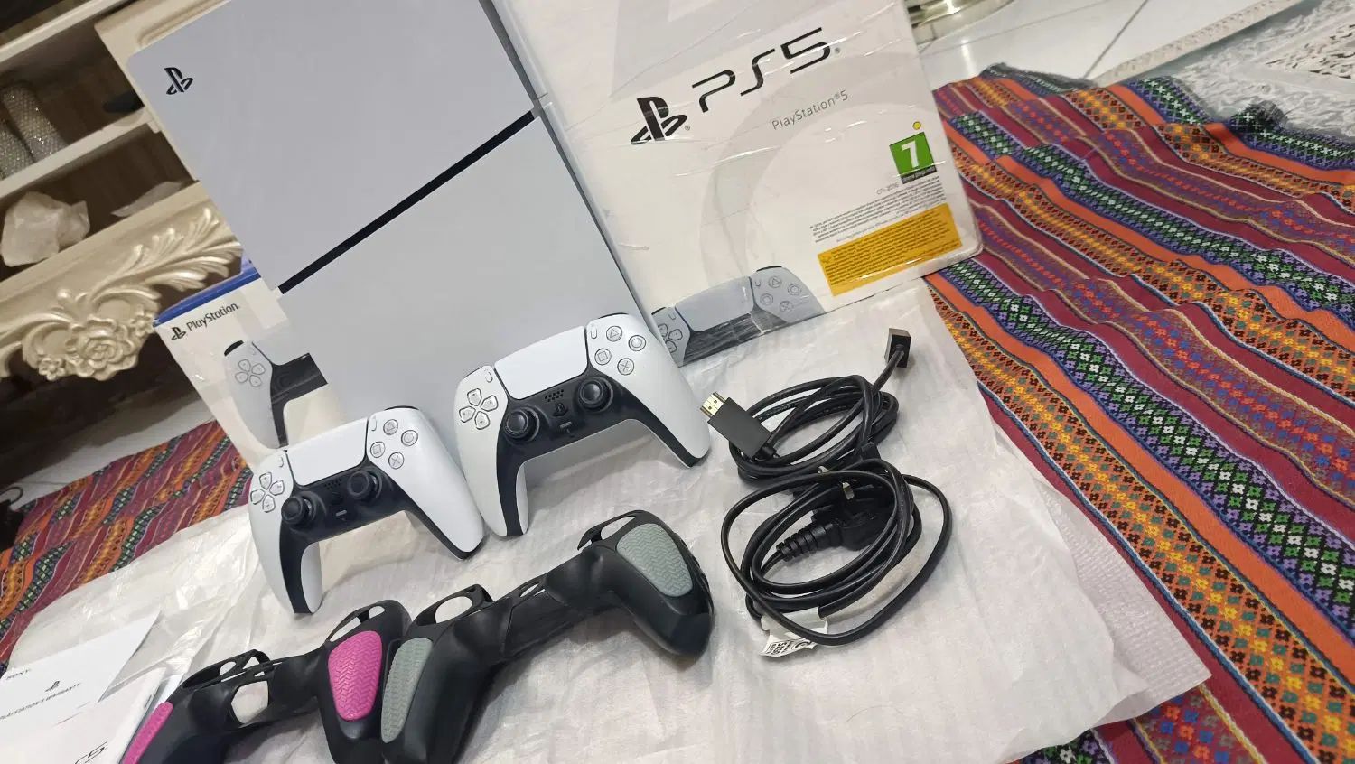 ps5 اسلیم 1ترا دیسک خور اروپا 2 دسته نونو|کنسول، بازی ویدئویی و آنلاین|تهران, مینابی|دیوار
