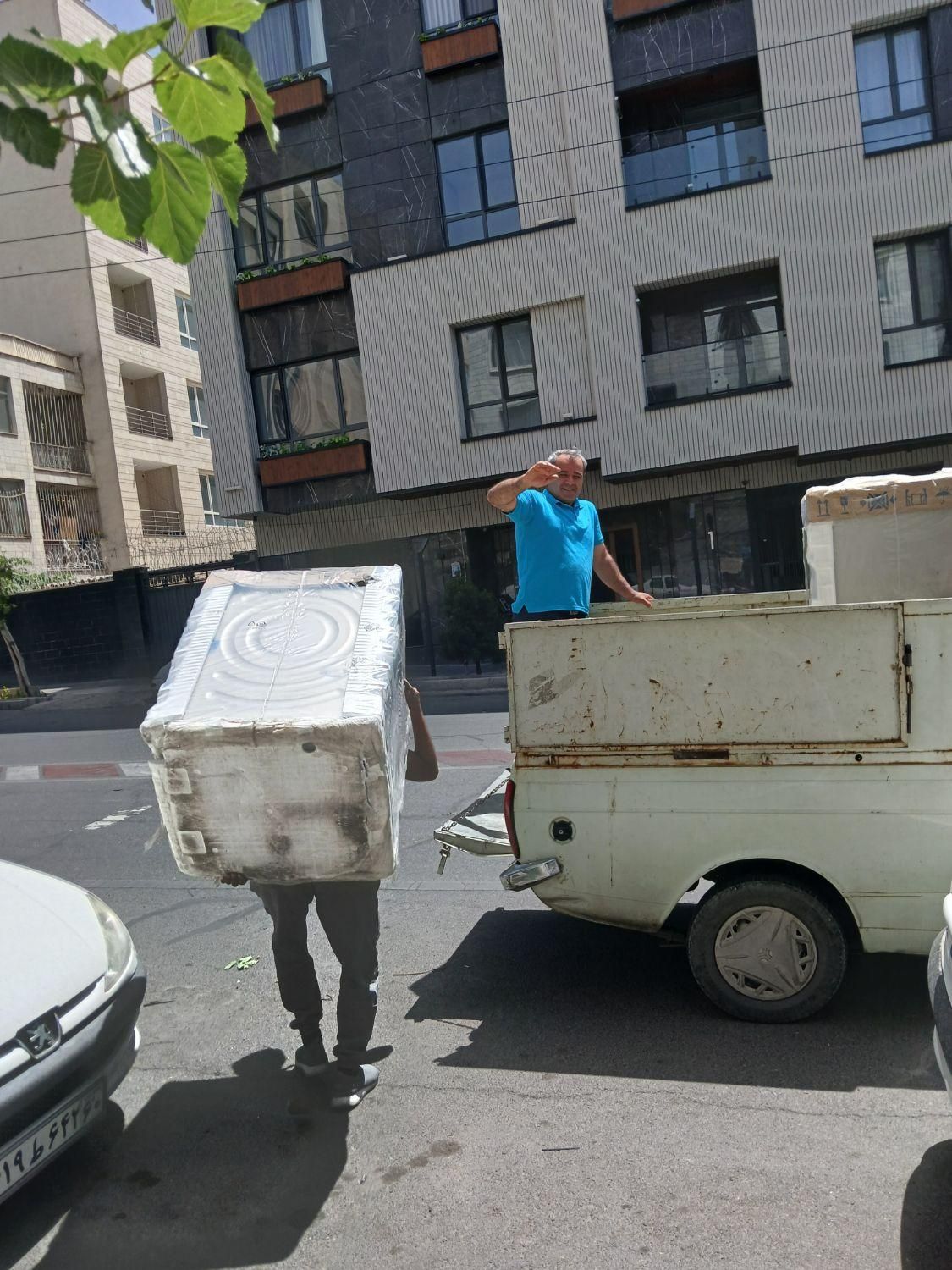 وانت بارونیسان شهرستان کارگرحمل یخچال ساید پونک|خدمات حمل و نقل|تهران, جنت‌آباد مرکزی|دیوار