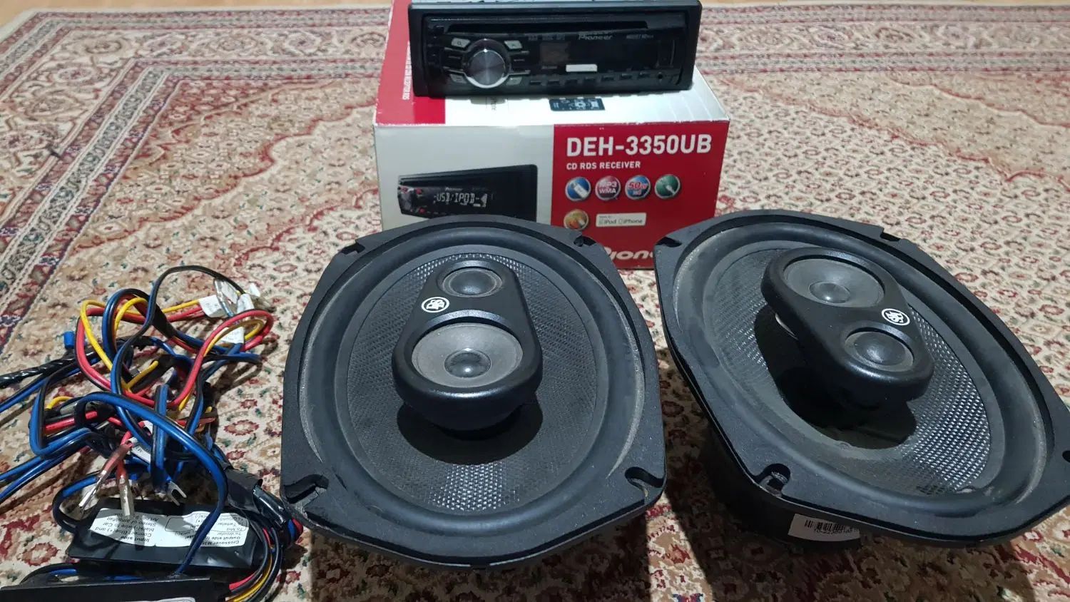 پخش پایونیر 3350ub و باند DLS-M369 حرفه ای|قطعات یدکی و لوازم جانبی|تهران, میرداماد|دیوار