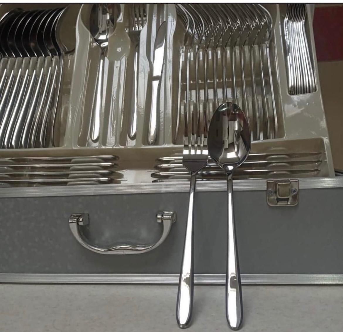 سرویس قاشق چنگال یونیک المان۲۴نفره۱۴۴پارچه نو ۴مدل|ظروف سرو و پذیرایی|تهران, ستارخان|دیوار