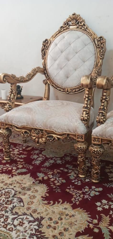 مبل استیل مبل سلطنتی  نقد و اقساط|مبلمان خانگی و میز عسلی|خمینی‌شهر, |دیوار