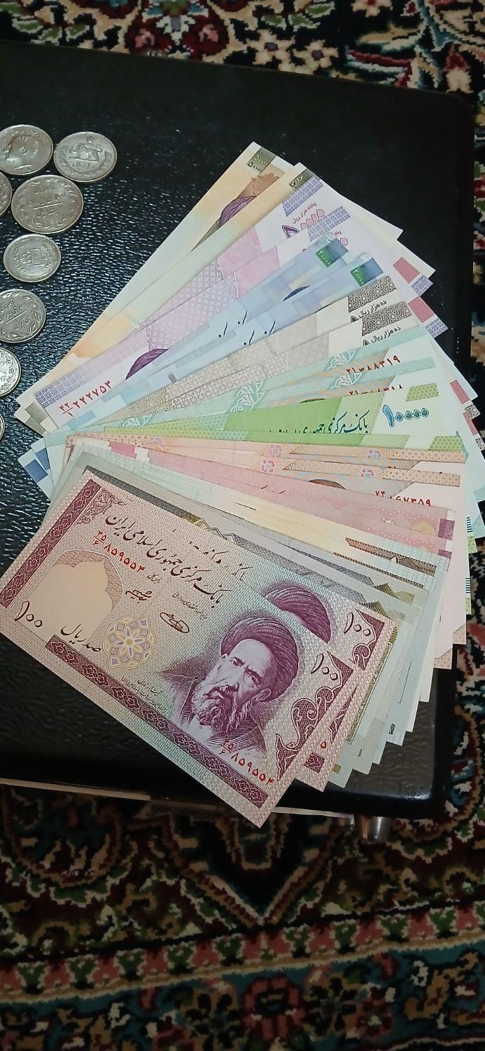 ست کامل اسکناس و سکه|کلکسیون سکه، تمبر، اسکناس|اراک, |دیوار