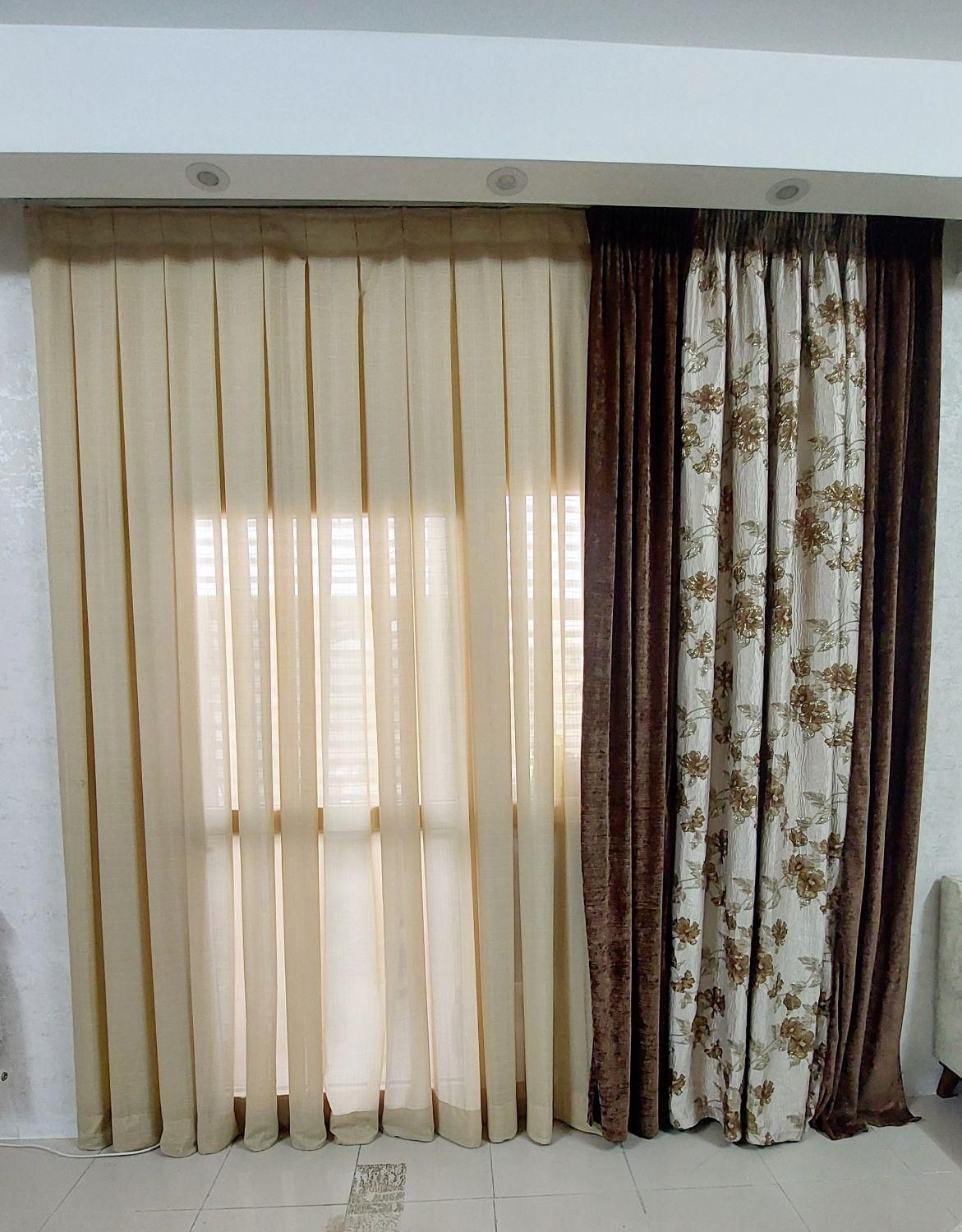 پرده پذیرایی شیک|پرده، رانر، رومیزی|کاشان, فین کوچک|دیوار