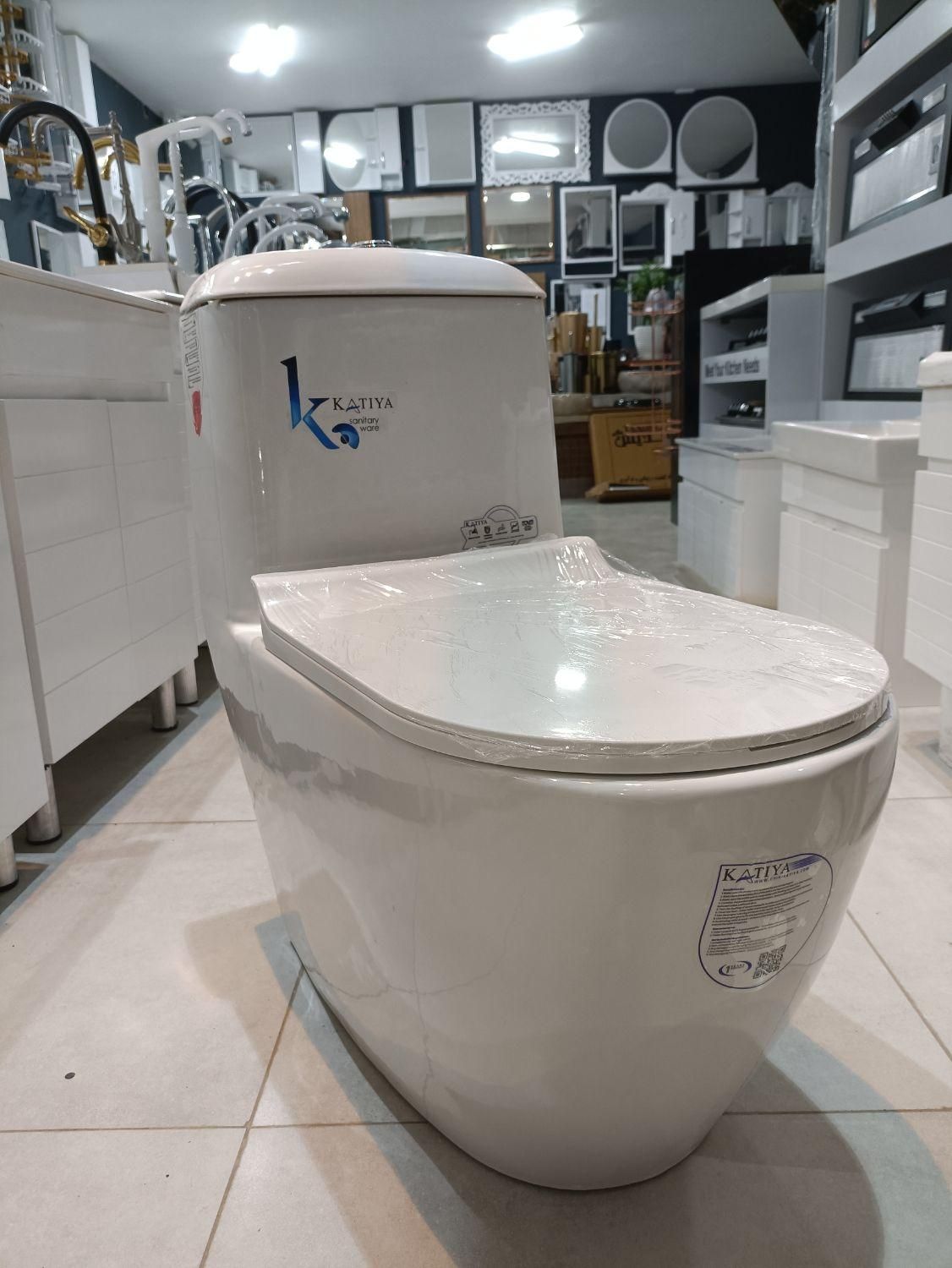 توالت فرنگی کاتیا مدل ژئوکات٪کاسه توالت|لوازم سرویس بهداشتی|پردیس, |دیوار