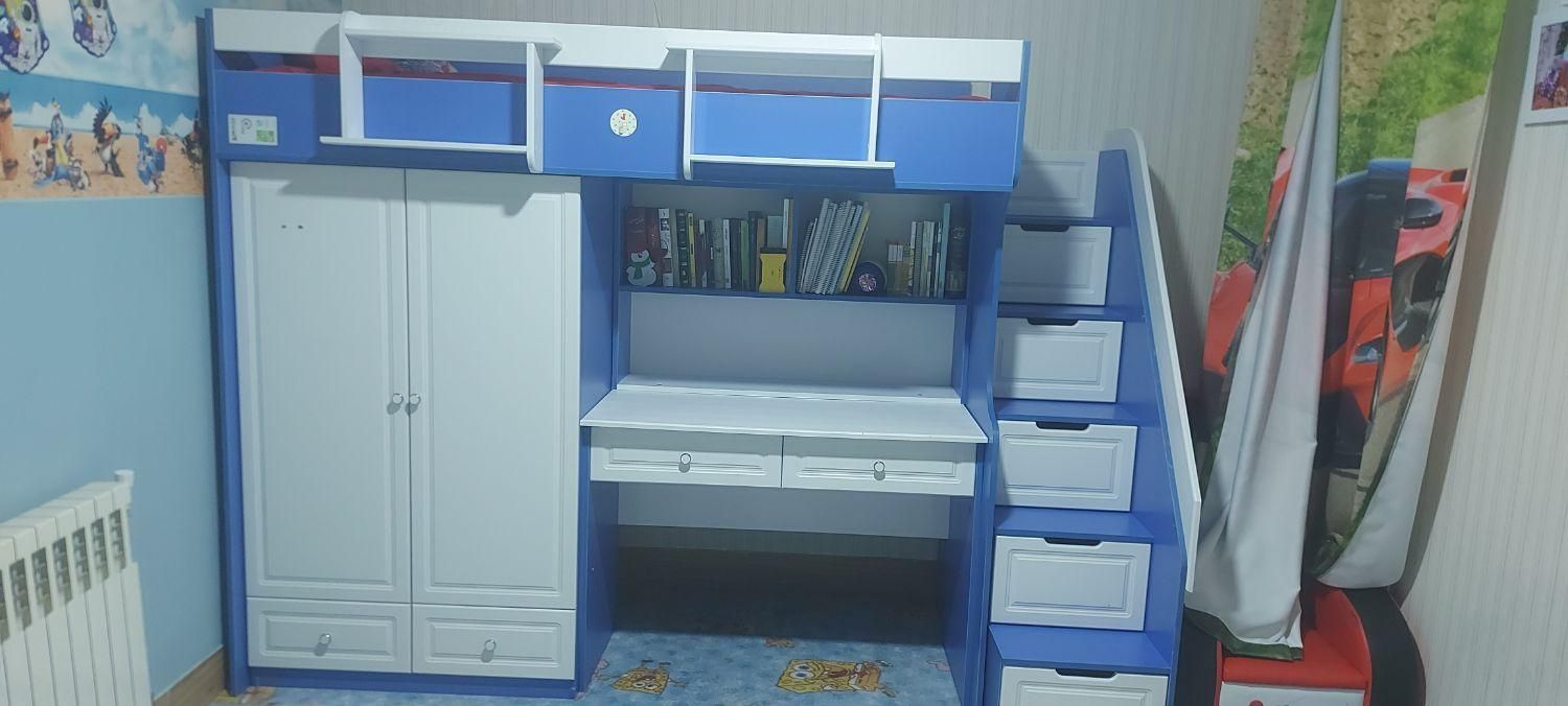 تخت خواب کم جا طبقه ای|تخت و سرویس خواب|شیراز, شهرک فرهنگیان|دیوار