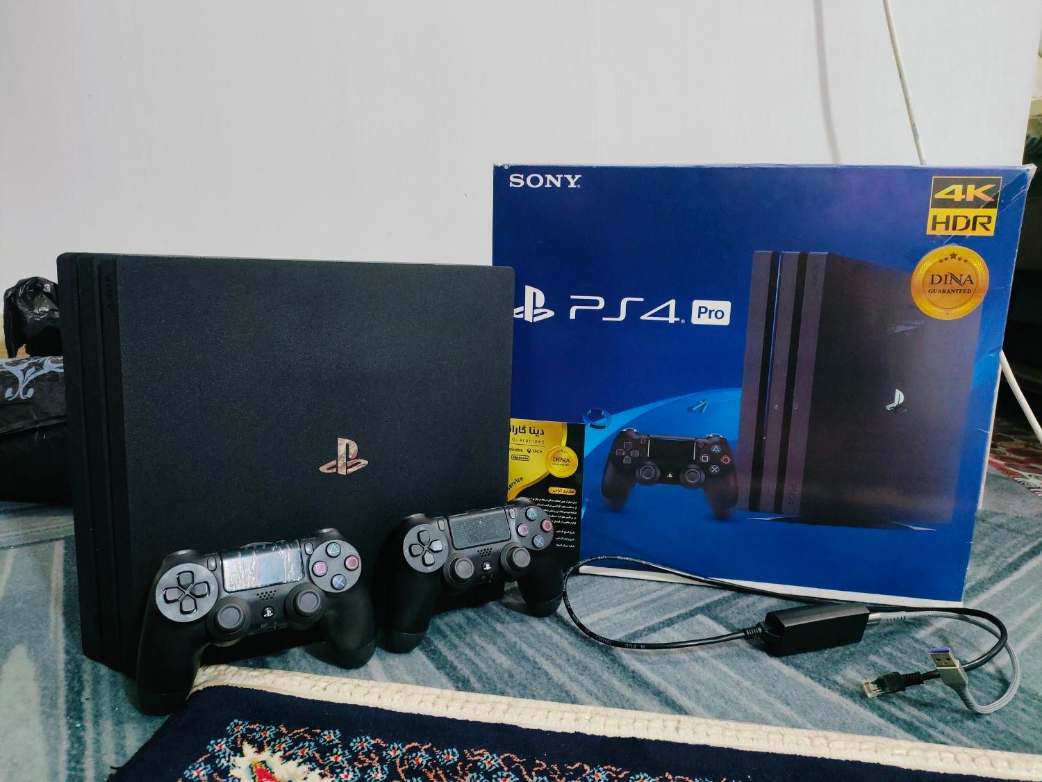 PS4پرو کپی خور با بازی وگارانتی|کنسول، بازی ویدئویی و آنلاین|نسیم‌شهر, |دیوار
