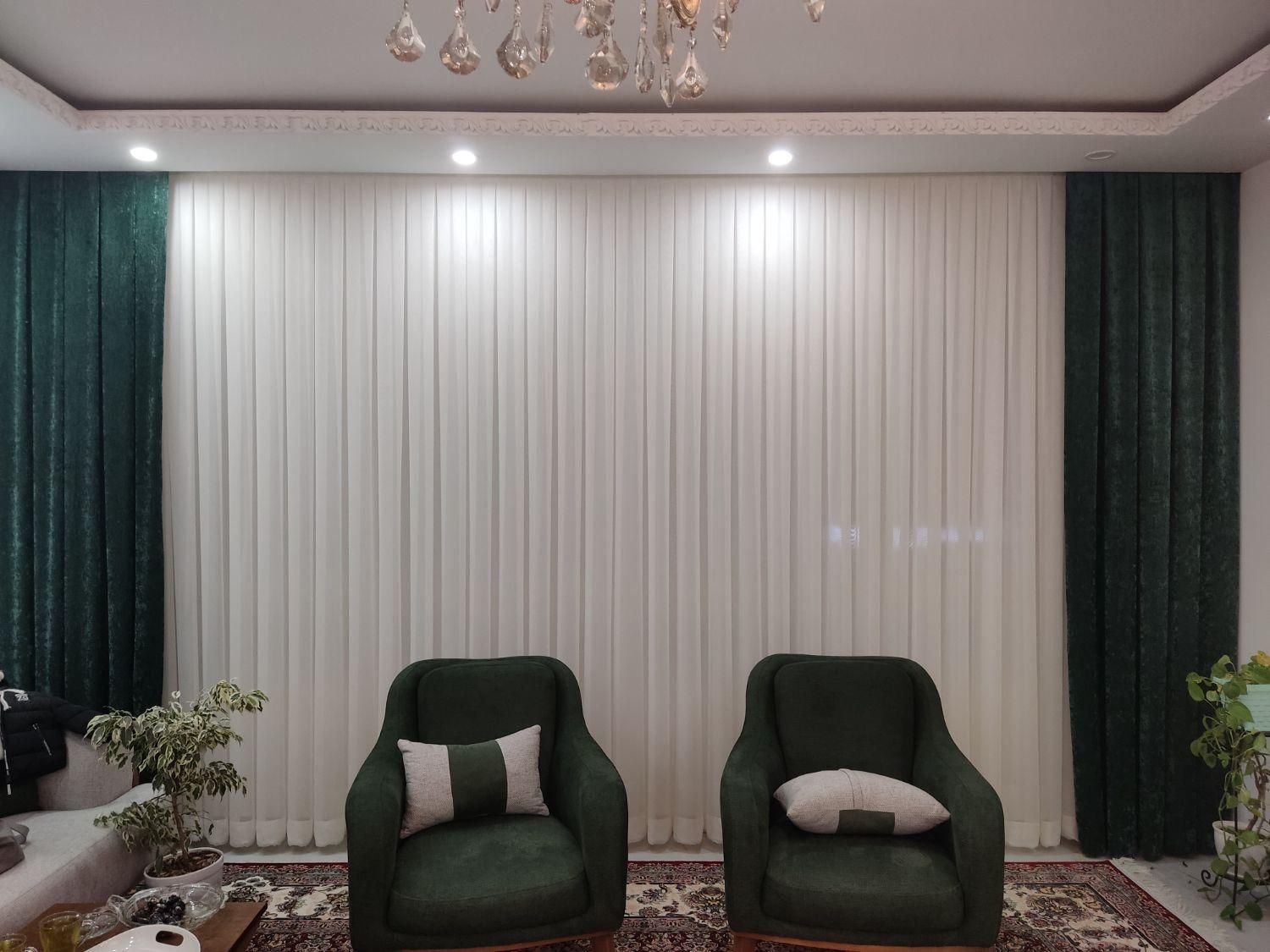 پلیسه پانچ مینیمال پرده آماده نصب نصاب همین الان|پرده، رانر، رومیزی|مشهد, الهیه|دیوار