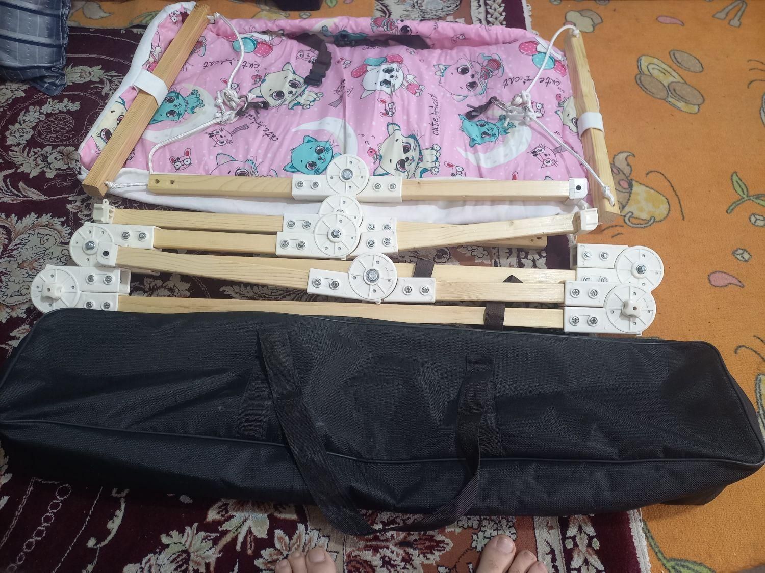 ننو‌بچه‌(گهواره)‌درحد‌نو‌|اسباب و اثاث بچه|ساری, |دیوار