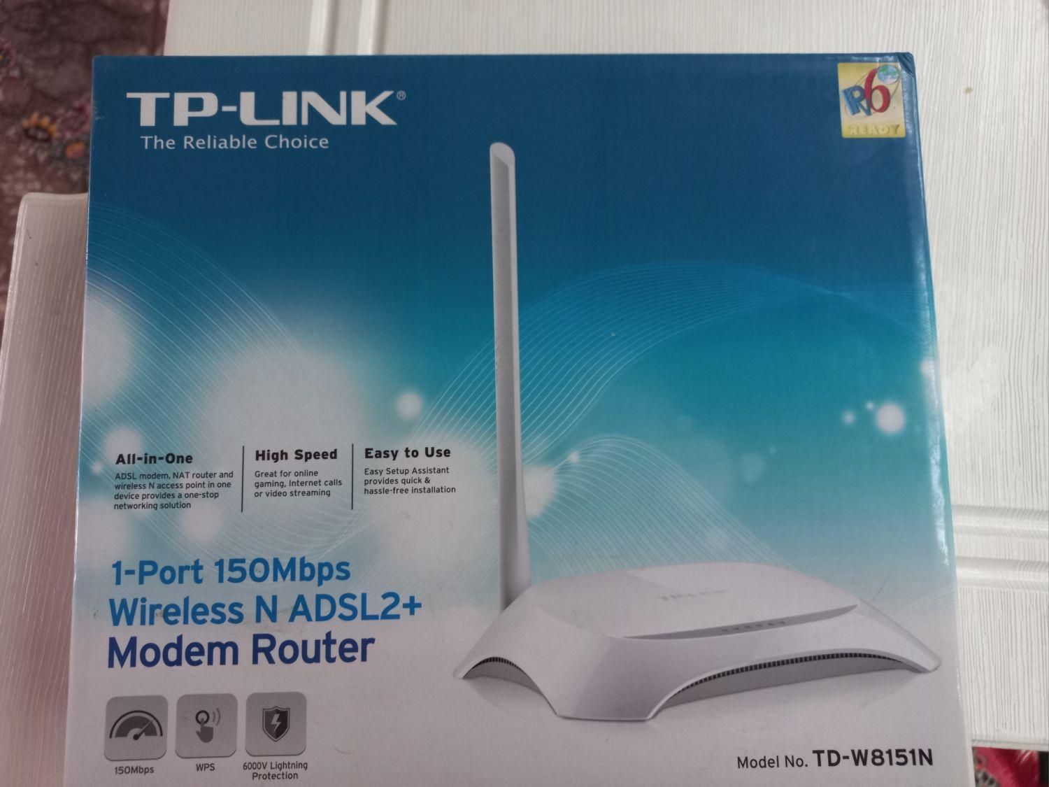 مودم وای فای مدل tp link  adsl+2|مودم و تجهیزات شبکه|بروجرد, |دیوار