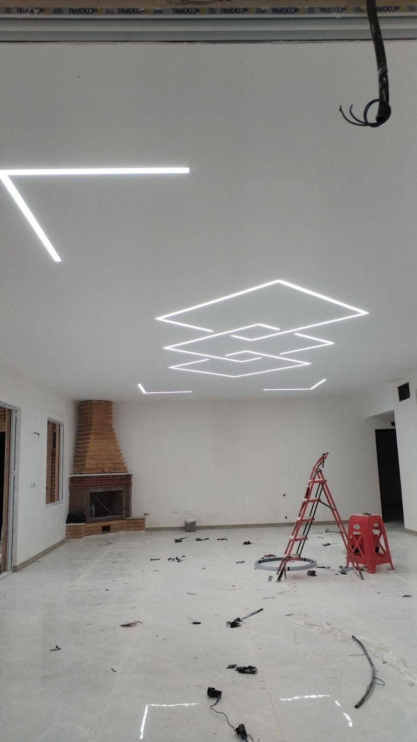 تولید واجرای لاین نوری.برق ساختمان|خدمات پیشه و مهارت|فلاورجان, |دیوار