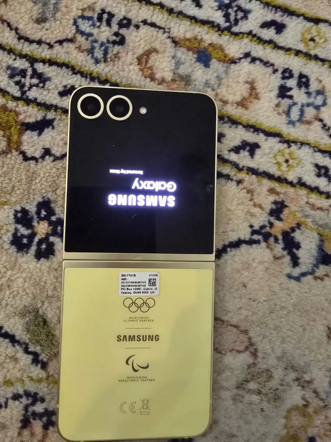 Galaxy Z flip 6 gold edition المپیک ۵۱۲|موبایل|تهران, پاسداران|دیوار