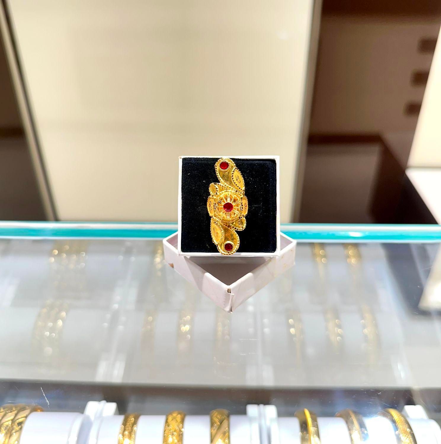 انگشتر خلیجی طلا|جواهرات|بندرعباس, |دیوار