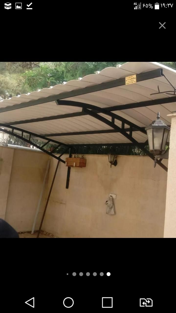 سایبان پارکینگی سقف شیبدار سایه بان|خدمات پیشه و مهارت|مشهد, حجاب (شهرک غرب)|دیوار