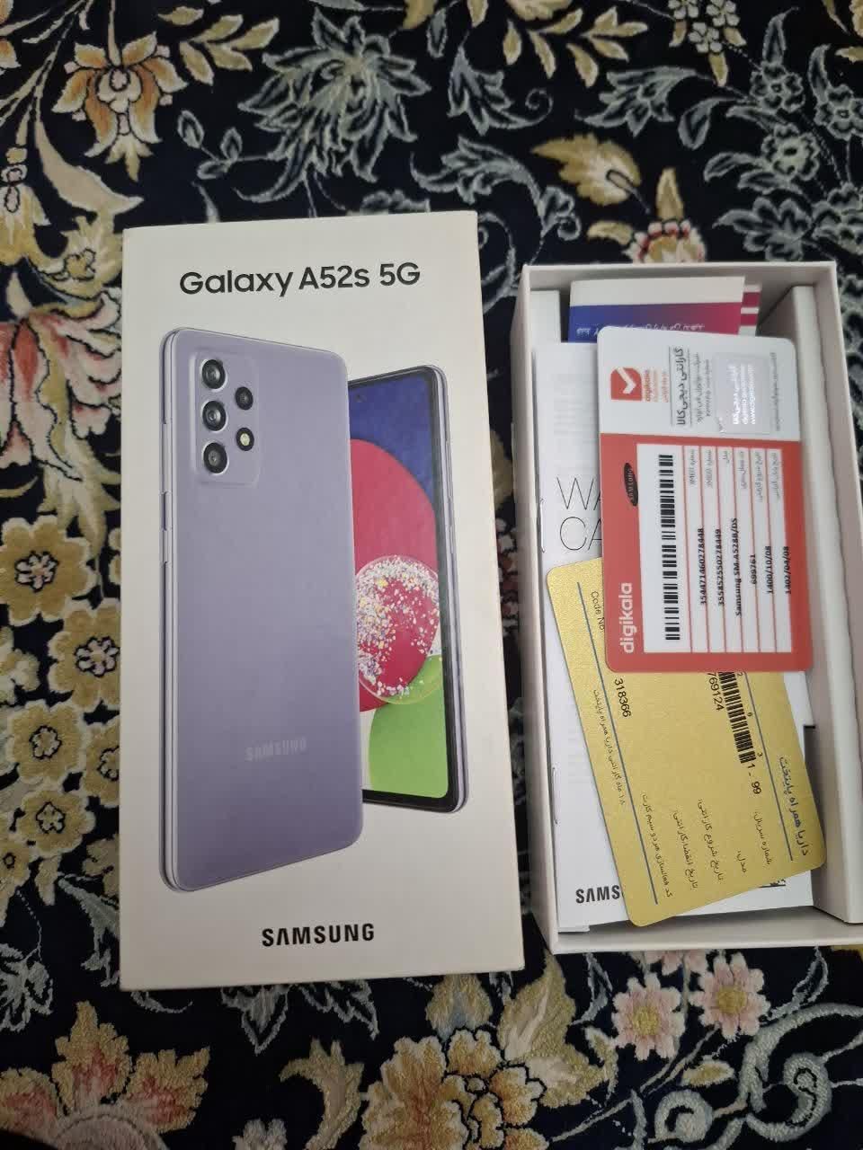 سامسونگ Galaxy A52s 5G با حافظهٔ ۱۲۸ گیگابایت|موبایل|تهران, کرمان|دیوار