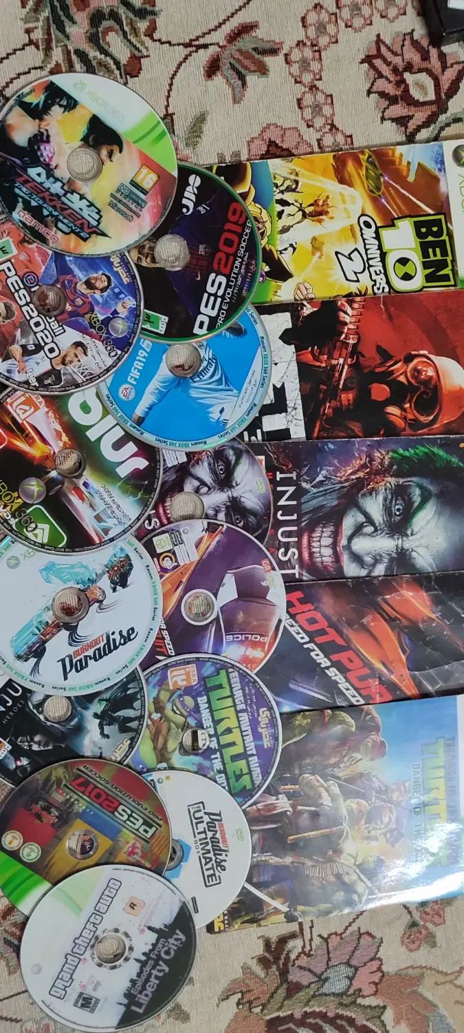 تعدادی سی دی پلی استیشن x box 360|کنسول، بازی ویدئویی و آنلاین|تهران, والفجر (افسریه)|دیوار