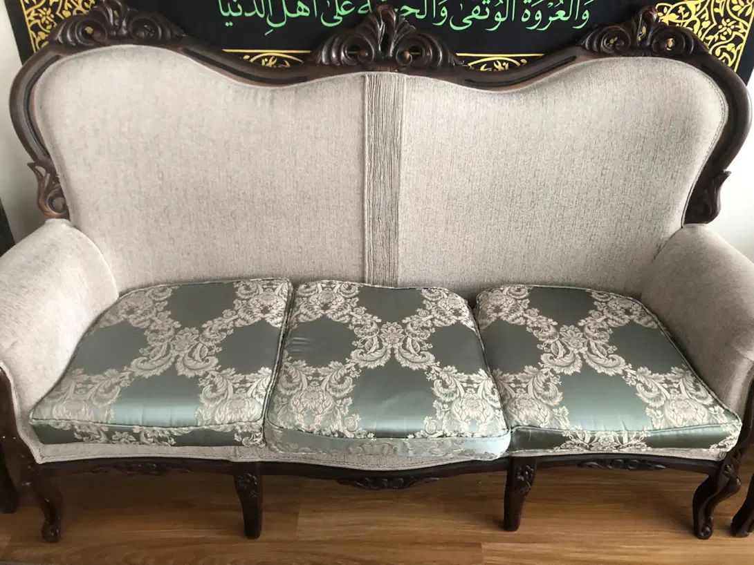 مبلمان استیل 9نفر با سه میز|مبلمان خانگی و میز عسلی|تهران, مینی‌سیتی (شهرک نفت)|دیوار