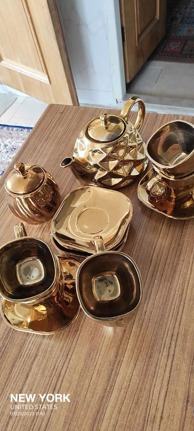 سیت چایخوری ۶ نفره|ظروف سرو و پذیرایی|اصفهان, ارزنان|دیوار