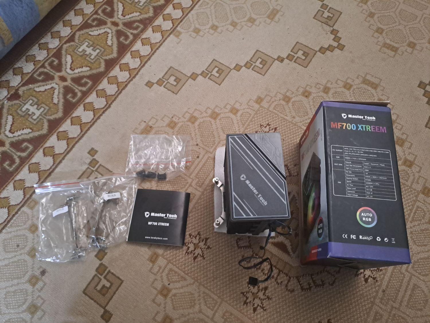 Fan cpu master tech|قطعات و لوازم جانبی رایانه|تنکابن, |دیوار