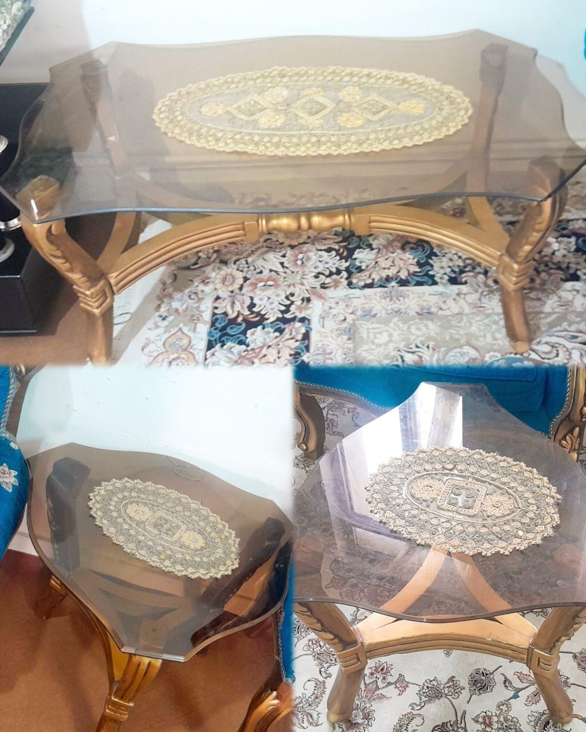مبل سلطنتی ۹ نفره|مبلمان خانگی و میز عسلی|رباط‌کریم, |دیوار