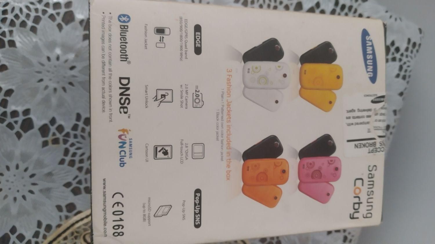 گوشی samsung s3653 corby با جعبه و متعلقات|موبایل|کرمان, |دیوار