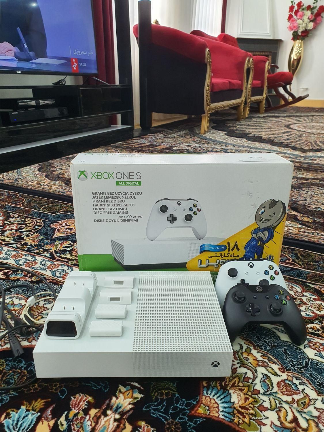 Xbox one s دو دسته فول گیم نو نو|کنسول، بازی ویدئویی و آنلاین|کرج, خرمدشت|دیوار
