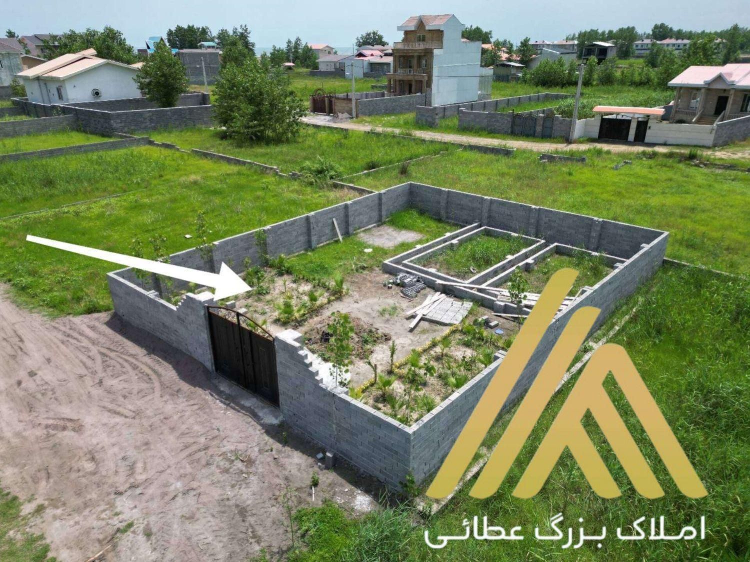 زمین ساحلی ۲۵۰ متری با فونداسیون آماده ساخت|فروش زمین و ملک کلنگی|چاف و چمخاله, |دیوار