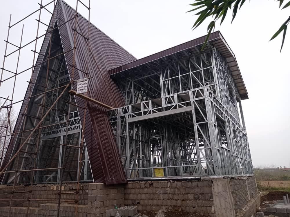 طراحی،تولید واجرای سازه‌های پیش‌ساخته ال‌اس‌اف LSF|خدمات پیشه و مهارت|رشت, معلم|دیوار