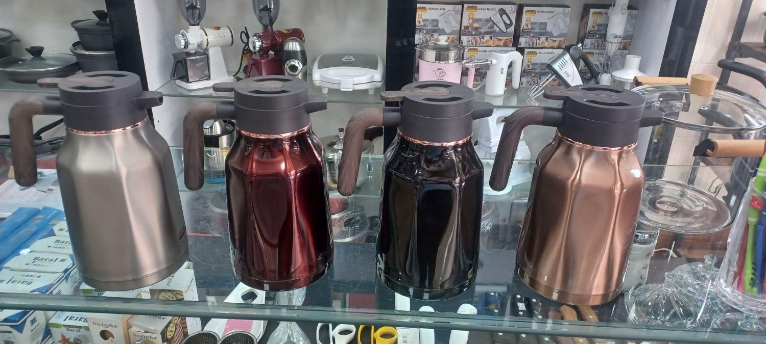 فلاسک ۲ لیتر استیل وارداتی|قوری، کتری، قهوهساز دستی|کرج, مصباح|دیوار