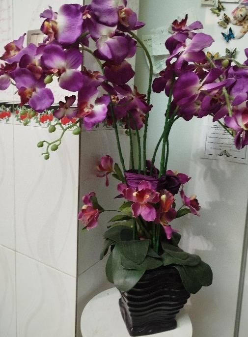 مجسمه زرافه طلایی دوتا بزرگ گل ارکیده قیمت پایین|مجسمه، تندیس، ماکت|رشت, گلسار|دیوار
