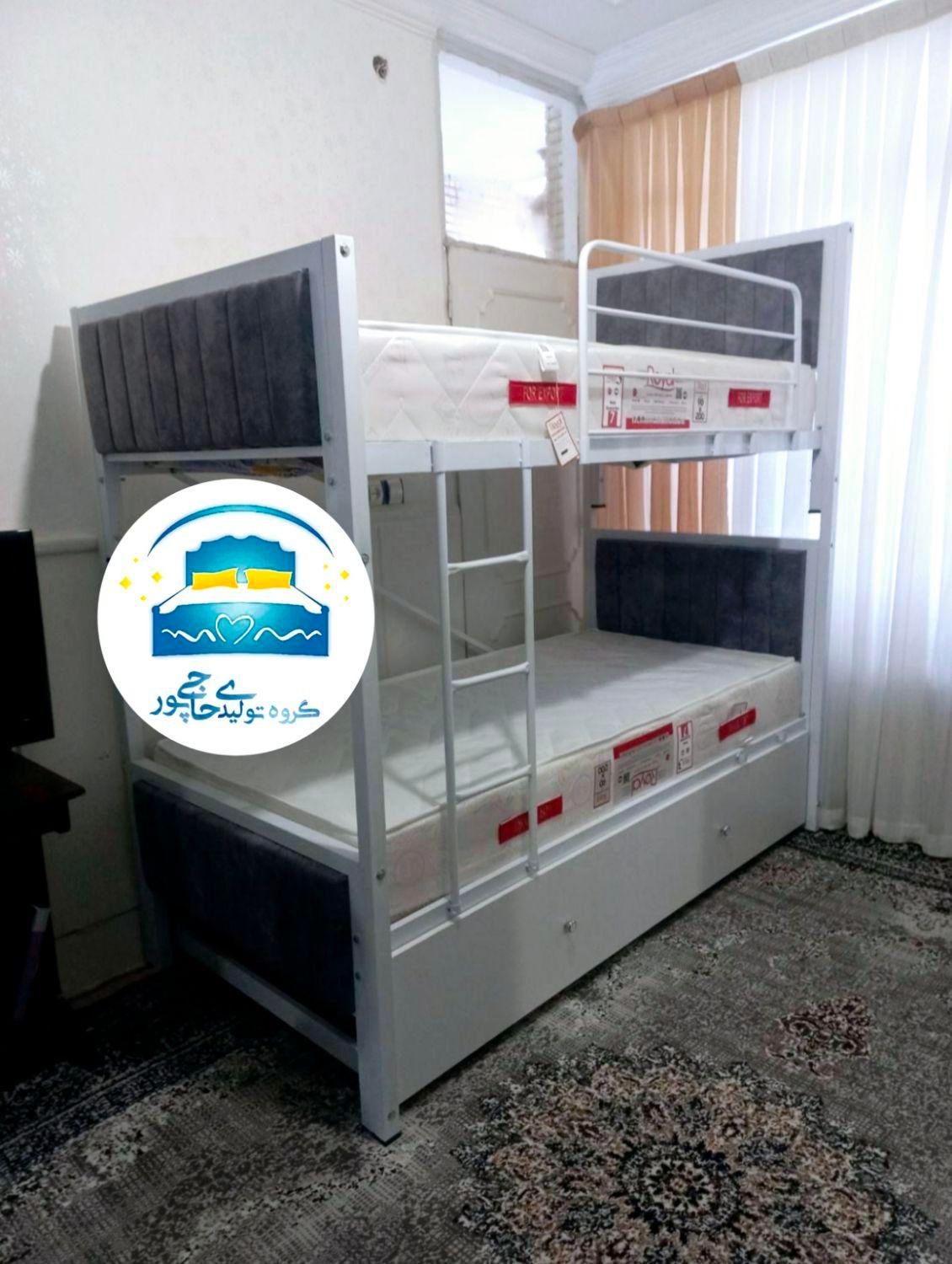 تخت خواب دو طبقه مهماندار(تختخواب۲دوطبقه)سه نفردنا|تخت و سرویس خواب|مشهد, حسین‌آباد|دیوار