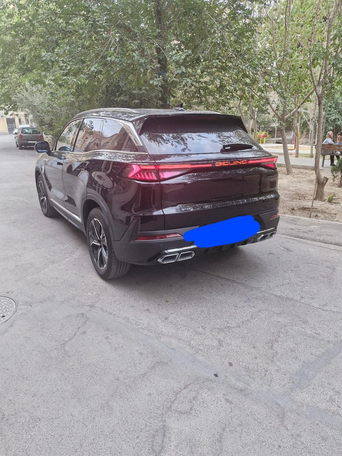 بایک beijing X7 مدل ۱۴۰۳ مشکی/مارون|خودرو سواری و وانت|اصفهان, خانه اصفهان|دیوار