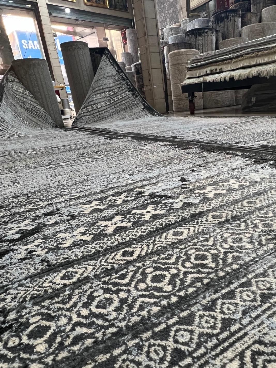 فرش کناره ابریشمی طرح مراکشی|فرش|کرج, حصارک بالا|دیوار