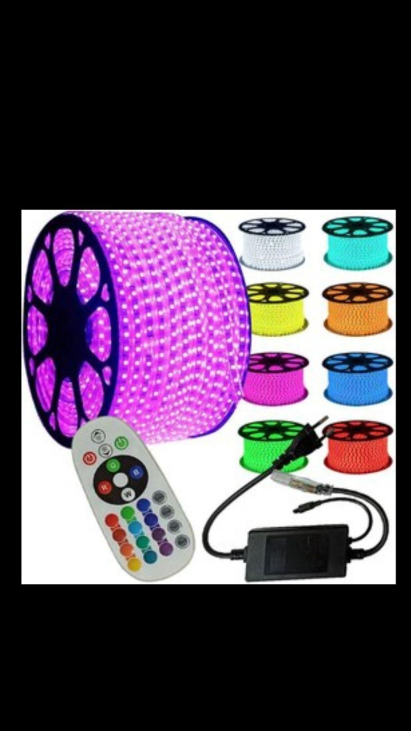 ریسه هفت رنگ متری ۷۰۰۰۰ انبه ای پارس ۷۵۰۰۰|ریسه و چراغ تزئینی|خرمآباد, |دیوار