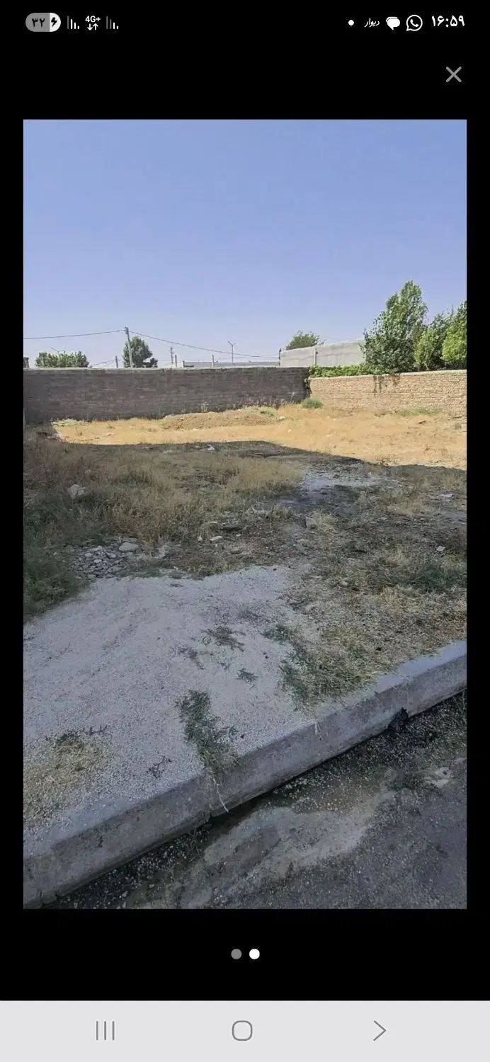 فروش زمین جنوبی ۵۰۰متری خیابان پانزده خرداد|فروش زمین و ملک کلنگی|اسدآباد, |دیوار