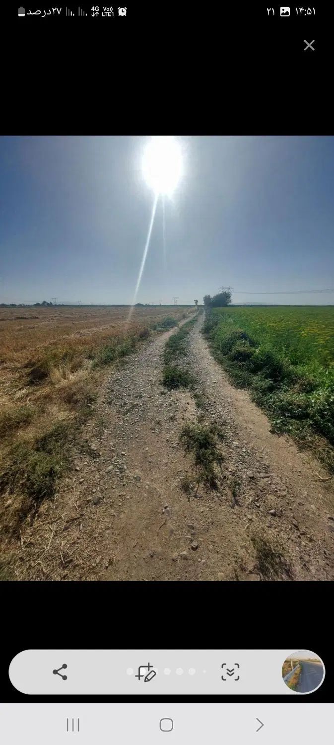 زمین باغچه ۳۰۰ متری ایجدانکی با موقعیت عالی|فروش زمین و ملک کلنگی|جوادآباد, |دیوار
