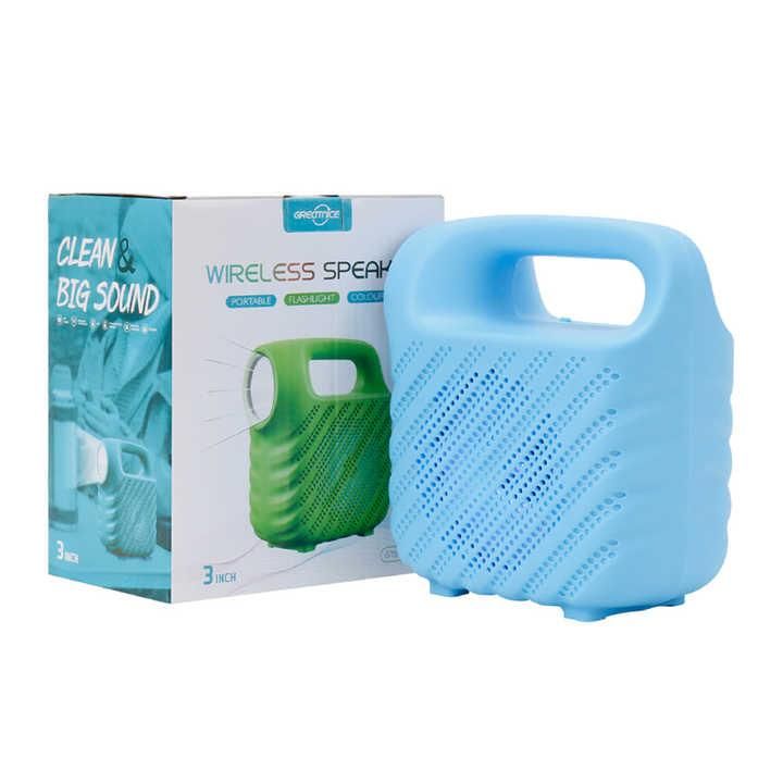 اسپیکر بلوتوثی تک باند چراغ قوه دار ۳اینچ kts-1969|پخش‌کننده همراه|شیراز, تحویلی|دیوار