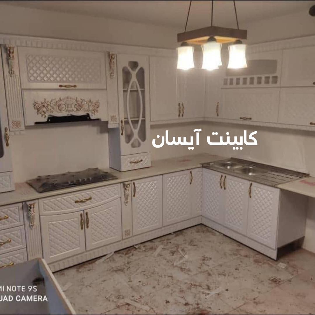 کابینت ایسان ممبران عسلی ویترین بلند کد(۸۸۷)|مصالح و تجهیزات ساختمان|یزد, |دیوار