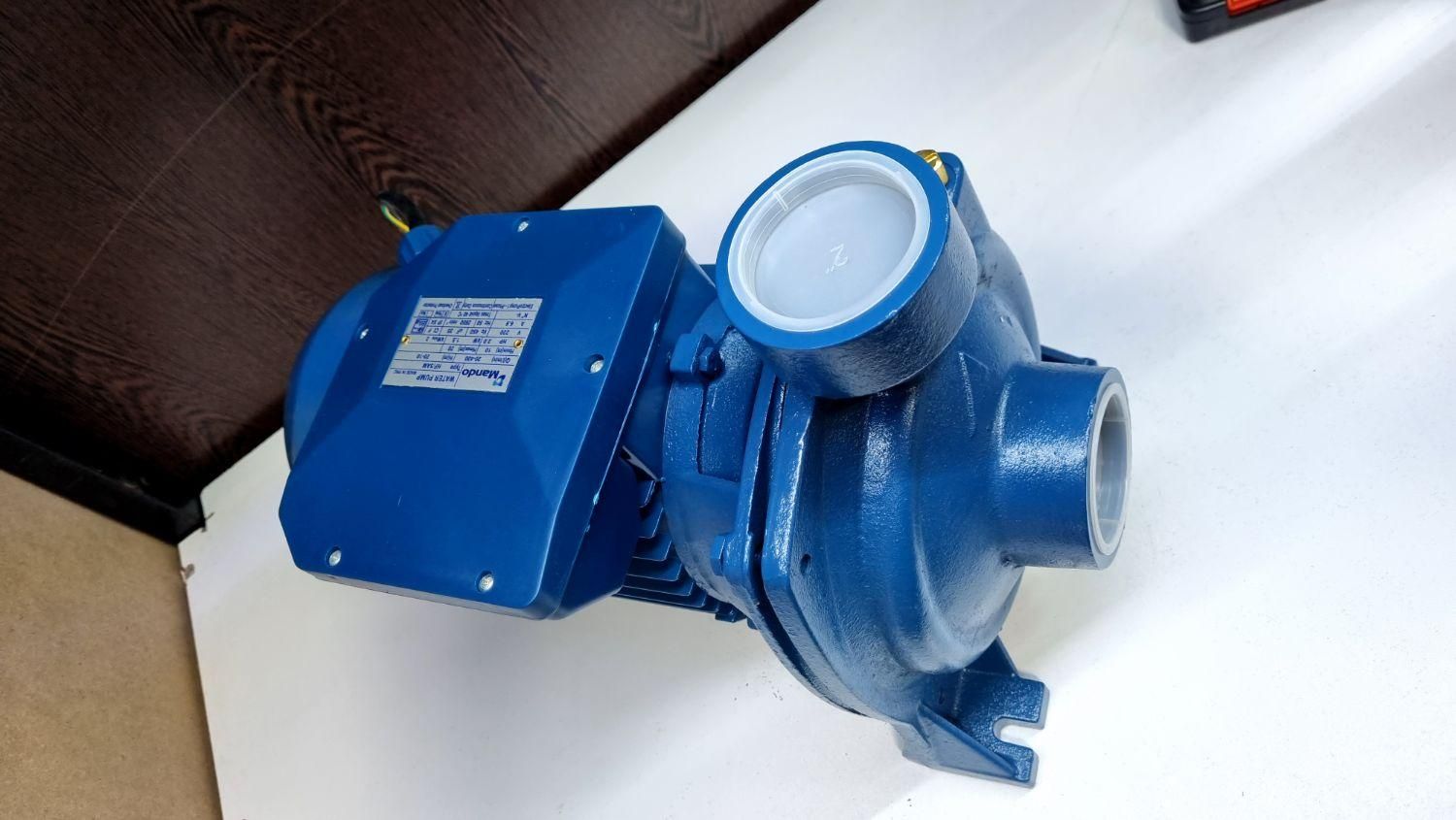 پمپ اب 2 اسب 2 اینچ استخری ماندو شفت استیل|مصالح و تجهیزات ساختمان|هشتگرد, هشتگرد قدیم|دیوار